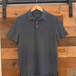 Polo by Ralph Lauren Navy and White Striped Polo Shirt